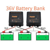 PowMr 24V 48V Battery Equalizer Voltage Balancer for Lead Acid, Lithium Batterries Series-Parallel Connected Charge Controller