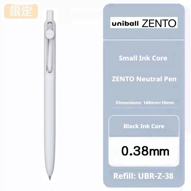 Uni-ball ZENTO Click Gel Pen,0.38/0.5/0.7mm Various Colors Water-based pen With Ergonomic Grip Smooth Writing for School&Office