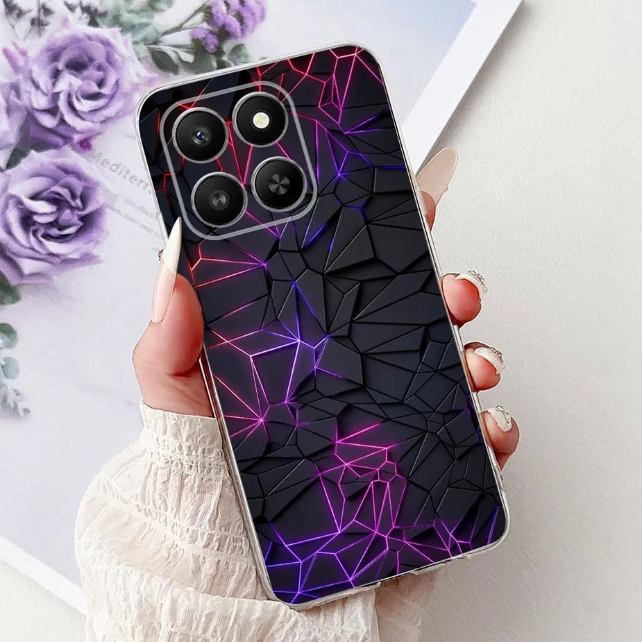 For Honor 400 Smart 5G Case LGN-NX1 Cute Cartoon Painted Cover Soft Slim Phone Case For Honor X7d HonorX7d Honor400 Smart Fundas