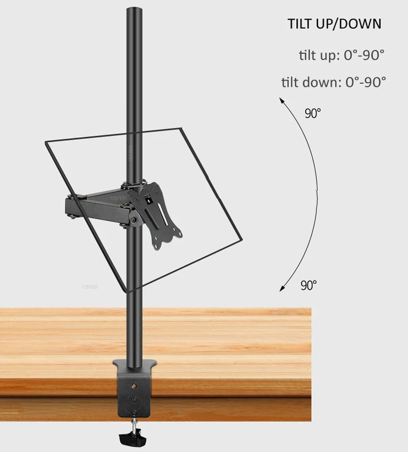 800mm DL-T902-180 Desktop Stand Full Motion 360 Degree steel Monitor Holder 10"-27" clamp base Monitor Mount Arm Load 11kg