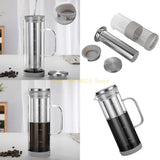 Elegant Borosilicate Glass Cold Brew Coffee Carafes Practical Cold Brew Coffee Machine with Flavor Extraction top sale