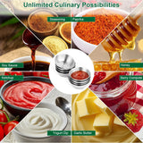 Heavy Duty Thickened 4/12 Pcs Round Stainless Steel Sauce Dishes Reusable Dipping Cups Corrosion-Resistant Commercial Grade