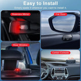1pcs Car Fake Security Light Solar Powered Simulated Dummy Alarm Wireless Warning Anti-Theft Caution Lamp LED Flash Imitation