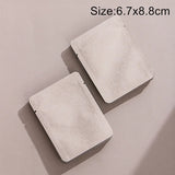 StoBag 200pcs Wholesale Cotton Paper White Packaging Bags Small Heat Sealing for Tea Coffee Powder Storage Pouches Portable