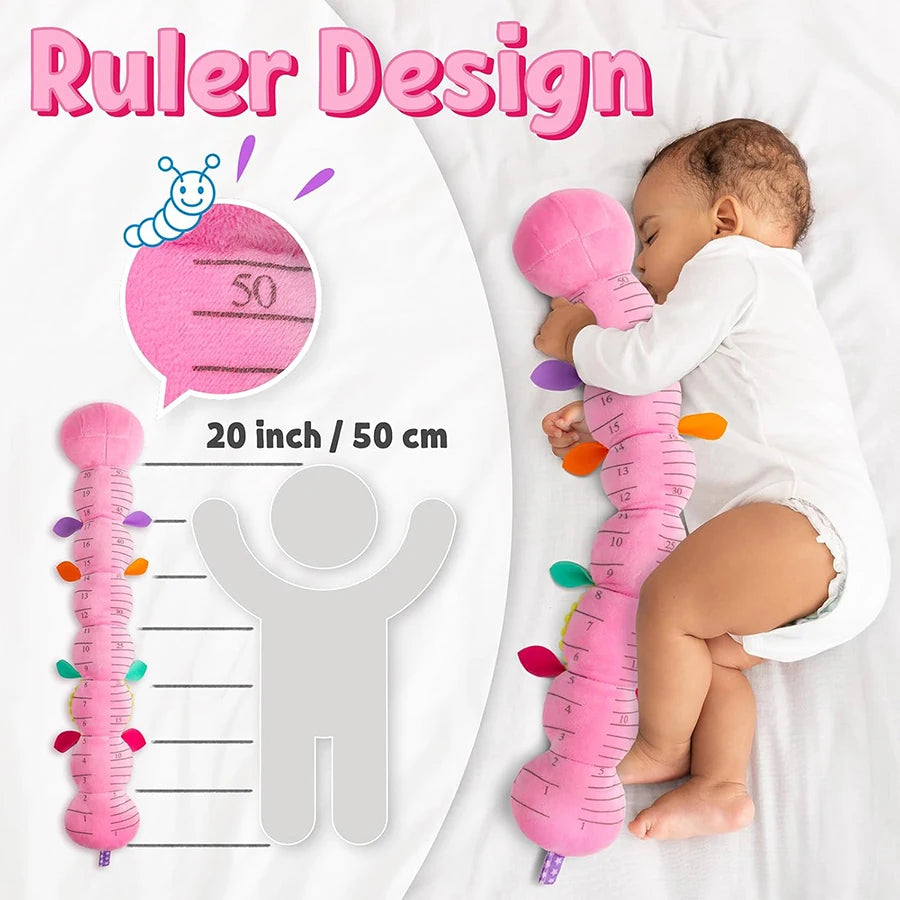 Baby Toys Musical Caterpillar Infant Stuffed Animal Toy with Crinkle Rattles Soft Sensory Toys Newborn Boys Girls 0 3 6 12 Month