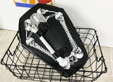 Vampire Coffin Purse Coffin Gothic Punk Handbag Halloween Shoulder Bag Ladies Crossbody Birthday Gift