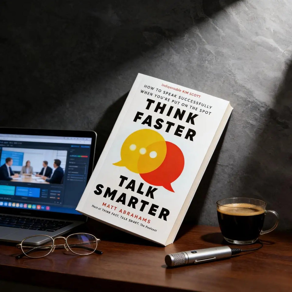 Think Faster Talk Smarter Book By Matt Abrahams Communication Skills Book | Master Impromptu Speaking on-the-Spot Communication