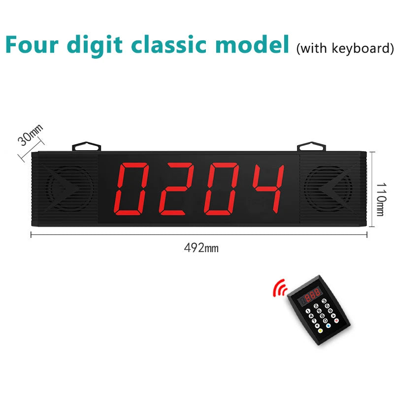 Ticket Dispenser 57mm Label Receipt Take Number Machine and Restaurant Pagers Queue Call Management System Restaurant Equipments