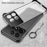 Ultra Thin Matte Frameless Phone Case for POCO X6 Pro F6 Pro F5 X7 Translucent Matte Hard PC Back Cover Shell X6Pro F6Pro F5Pro
