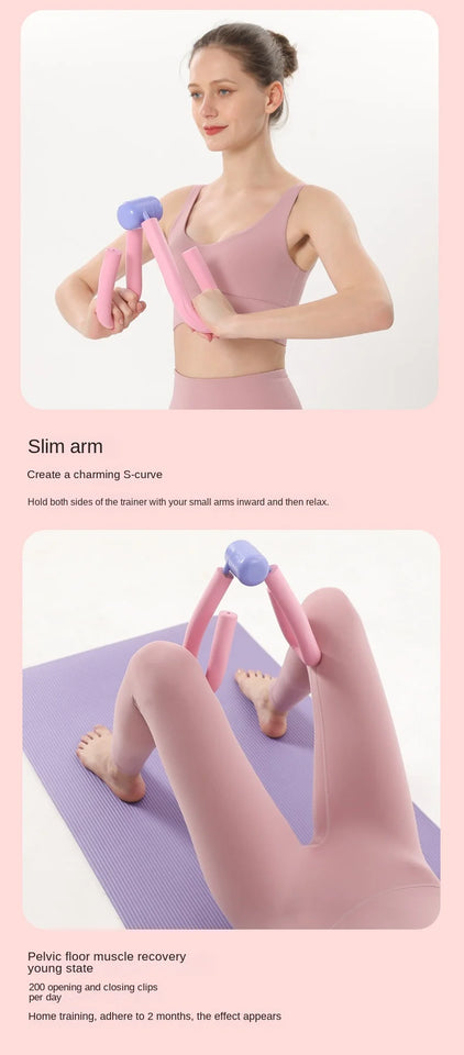 Multi Functional Leg Beauty Device Pelvic Floor Muscle Training Device Postpartum Leg Clamp Device Women Leg Training Device