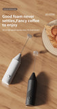 ONEKA Milk Frother Handheld Foam Maker For Lattes Whisk Coffee Cappuccino Frappe Matcha Hot Chocolate Egg Beater Drink Mixer