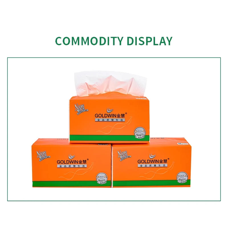 High Quality 500 Sheets Napkin Affordable Paper Tissue Paper Household Commercial  Extraction Facial Tissue For Mother Baby Pape