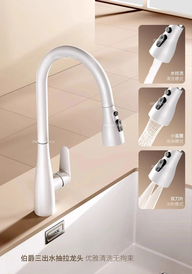 White Kitchen Sink, Stainless Steel Vegetable Sink, Large Sink Under The Table