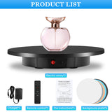 30/42/52CM 100KG Rotating Display Stand  360° Panoramic Automatic Display Table Turntable Photography Backdrop Shooting Booth