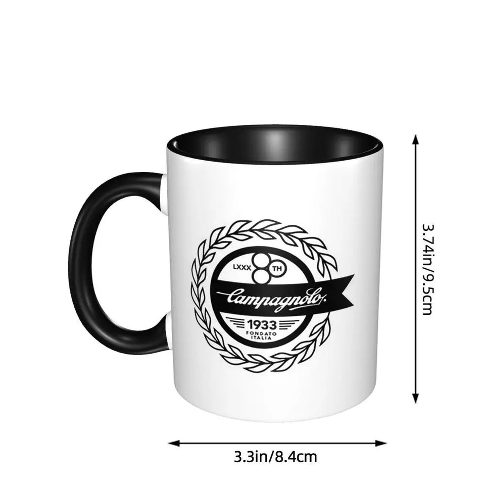 Campagnolo Vintage Italian Cycling Tour Mug Funny Ceramic Coffee Cups Tea Mugs Milk Cup Drinkware Gifts for Friends
