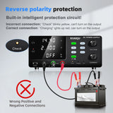 15V 30V 60V DC Power Supply Variable High Power Bench Power Supply for Fast Recharge, Equivalent to adding a BMS to your battery