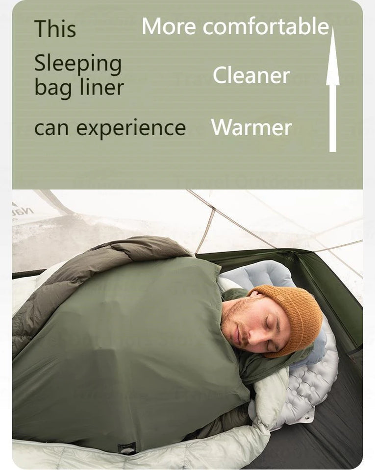 Naturehike Sleeping Bag Liner 128g Ultralight Single Stretch Envelope Soft Style For Tourism Camping Sleeping Bags Accessories