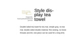 Water Absorption Tea Towel Tea Cloth Thickened Coffee Table Cloth Zen Teaware Towel Cotton Linen Rag Pad Tea Table Accessories