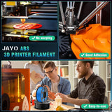 JAYO PLA /PLA Matte /ABS/PETG/PLA Plus 3D Printer Filament 5KG/Roll 1.75mm 3D Filament Large Spool Neatly Wound Filament