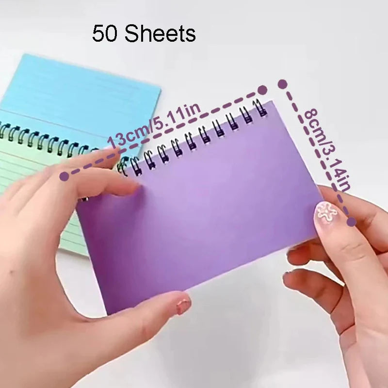 1 pcTearable Page Spiral Notebook – Practical Lined Journal Office & Home Stationery