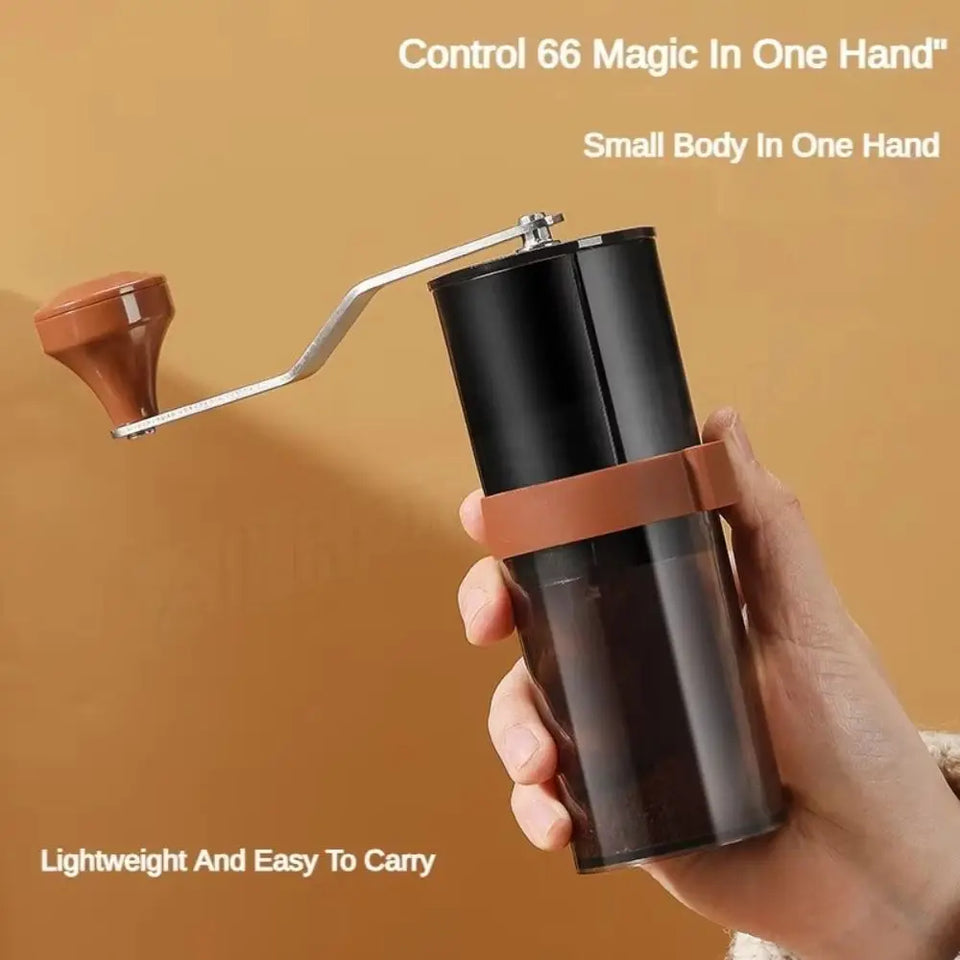 Adjustable Coarseness Manual Coffee Grinder Ceramic Grinding Core Double Bearing Design Coffee Grinding Machine