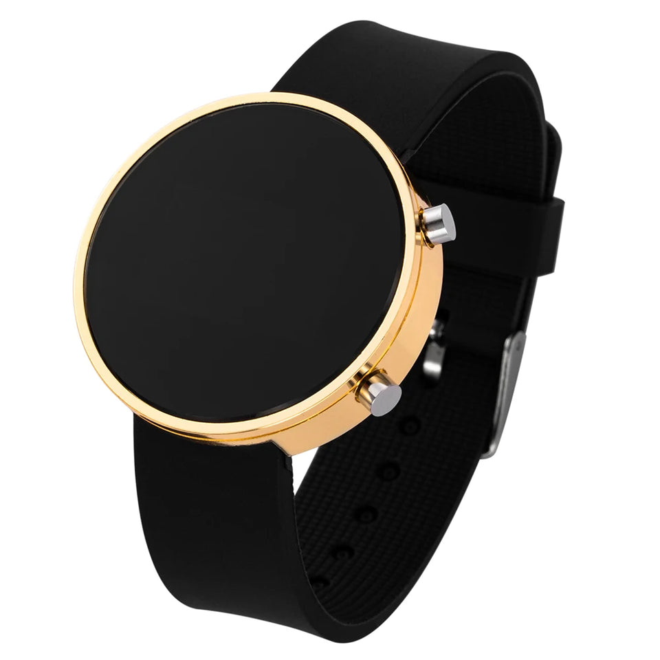 Fashion Women Digital Wrist Watches Simple Round Dial Led Watch for Woman Casual Sport Ladies Electronic Clock reloj digital
