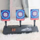Electronic Scoring Target Moving Shooting Training Electric Soft-bullet Gun Toy Target Battle Practice Target Automatic Reset