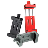 Aluminum Alloy Mobile Phone Holder Clip for Smartphone with Spirit Level Cold Shoe Mount 1/4 3/8 Hole Tripod Head Clamp Bracket