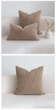 Coffee Brown Maillard Cushion Cover Retro Geometric Jacquard Pillow Case Wabi Sabi Pillow Covers Decorative Modern Luxury Home