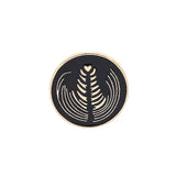 Coffee Collection Enamel Pin for Barista Vintage Rose Tea Latte Americano Brooches Coffee Machine Mini Coffee Bean Badge Jewelry