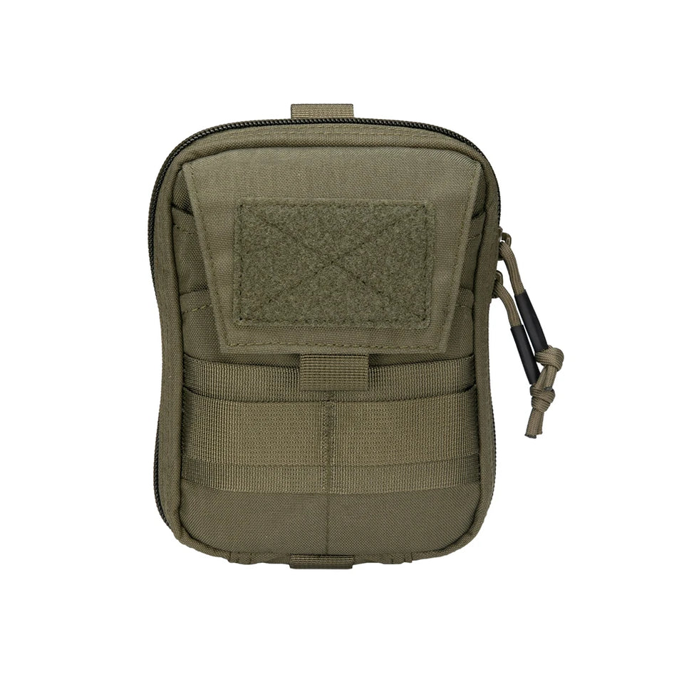 Tactical EDC Molle Pouch Waist Pack Utility Pouches Multifunction Double Zipper Waist Bag Hunting Tool Pouch