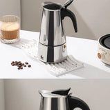 2/4/6/9/12 Cups Coffee Pot Mocha Espresso Latte Stovetop Filter Stainless Steel for Kitchen Moka Coffee Maker Coffee Maker Pot