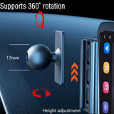 For Jaguar XE 2015 2016 2017-2021 Magnetic Car Phone Holder Magnet Mount Wireless Charging Phone Stand Customized Bracket Base
