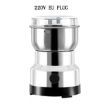 Electric Coffee Bean Grinding Grinder Multipurpose Kitchen Cereal Nuts Beans Spices Grains Grinding Tool for Home Office Outdoor