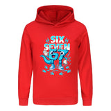 Kids Clothes Steal a Brainrot Six Seven 6-7  Baby Girls Hooded Sweatshirt Pants 2pcs Set Boys Autumn Pullover Tracksuits 5192