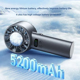 2025 New Cooling Handheld Fan with Ice Pack and Silent Operation100 Portable High-Speed Fan USB Mini Fan