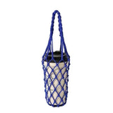 1 Hand Woven Mesh Bag,water Cup,portable Beverage and Coffee Bag,reusablehandheld Kettle Bag, Beverage Bag, Decorative Mesh Bag