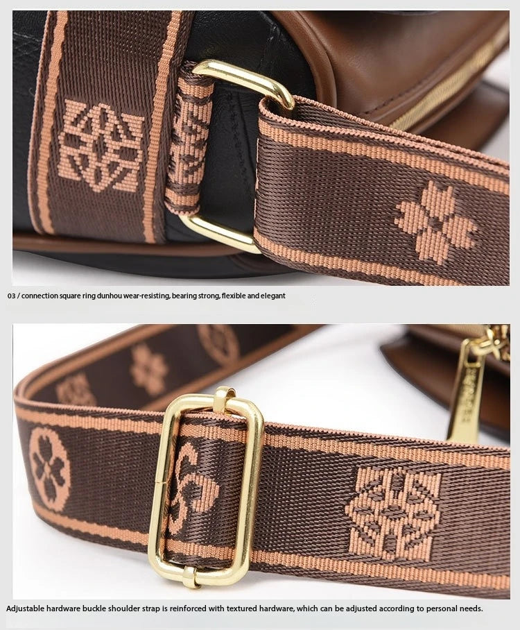 Luxury Kangaroo New Genuine High Quality Soft Leather Women Purses Cofrossbody Bag Designer Brand Ladies Shoulder Crossbody Bags
