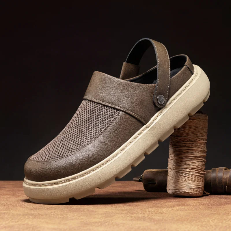 Summer Sandals Men's Outdoor Beach Anti-slip Breathable Slippers Men's Beach Comfortable Soft-soled Casual Men Shoes