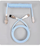 3M Type C Mechanical Keyboard Coiled Cable USB Keyboard Wire Mechanical Keyboard Aviator Desktop Computer Aviation Connector
