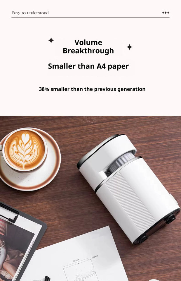 Compact Semi-Automatic Coffee Machine - Perfect for Espresso and American Coffee at Home