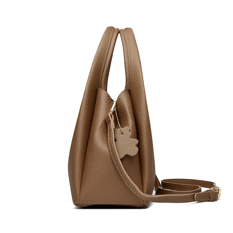 Luxury Casual Tote Women Bag High Quality Leather Ladies Handbag Shoulder Crossbody for Women 2025 Large Vintage Bags Sac A Main