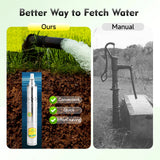 370W DC24V Deep Well Pump Stainless Steel Water Pump Large Flow Rate High Head Lift Extracting Water for Irrigation, Landscaping