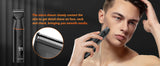 MAXGROOM 4 In 1 Body Hair Shaver Kits for Men Nose/Beard Hair Trimmer Electric  IPX6 Waterproof Groin Pubic Hair Shaver for Man