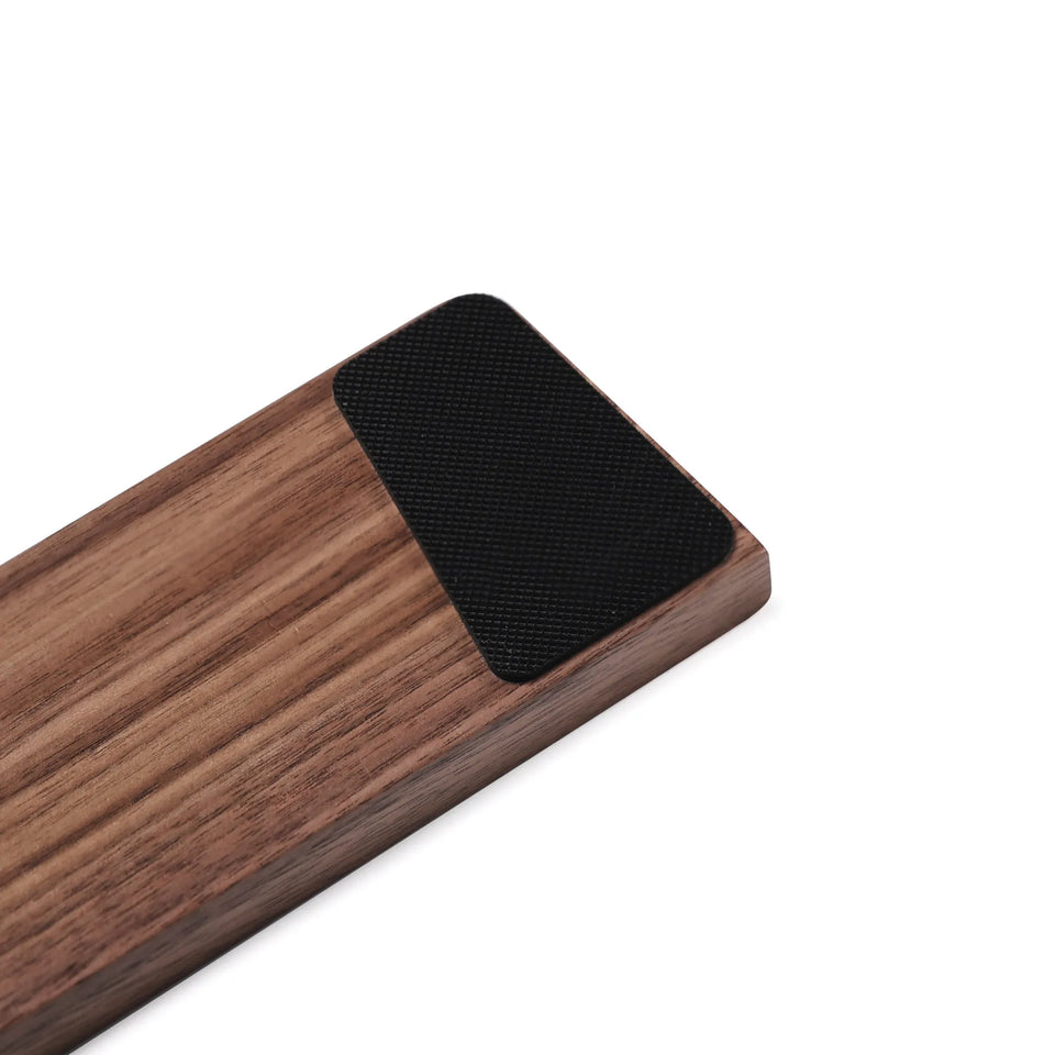 CHOSFOX Wooden Keyboard Wrist Rest Walnut Mouse Pad Solid Mouse Pad Wrist Support Anti-Slip Base Mechanical Keyboard Wrist Rest