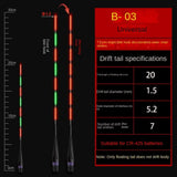 1Pcs Ultra Sensitive Electronic Float tail Electronic Floats Buoy Smart Float Top Gravity induction electronic tail drift