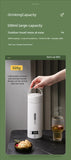 JFBONIN Electric Kettles Portable Tea Coffee Kettle Travel Boil Water Thermal Cup Anti-Scald Water Bottle English Menu
