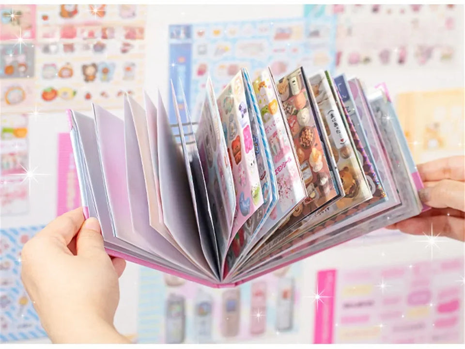 New 1Style 72Pcs/bag Good Mood Maker Cut Film Sticker Book Handbook Scrapbook Phone Case Photo Frame Calendar DIY