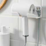 Hair Dryer Holder Wall Dryer Cradle Straightener Stand Hairdryer Organizer Box Toilet Blower Holder Shelf Bathroom Accessories