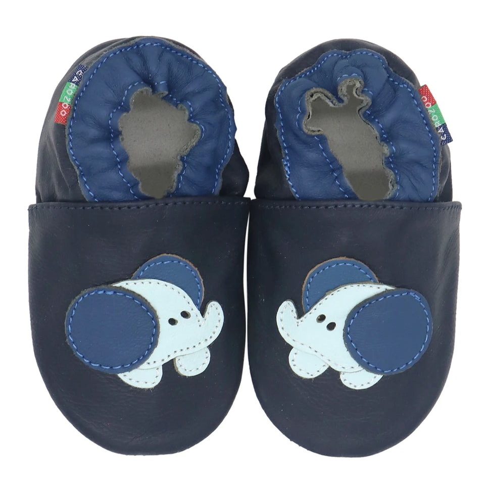 002Carozoo Girl Boy Shoes Soft Sheepskin Leather Shoes Skid-Proof Soft Soled Shoes Baby First Walkers Shoe Fit 0-24 Monther